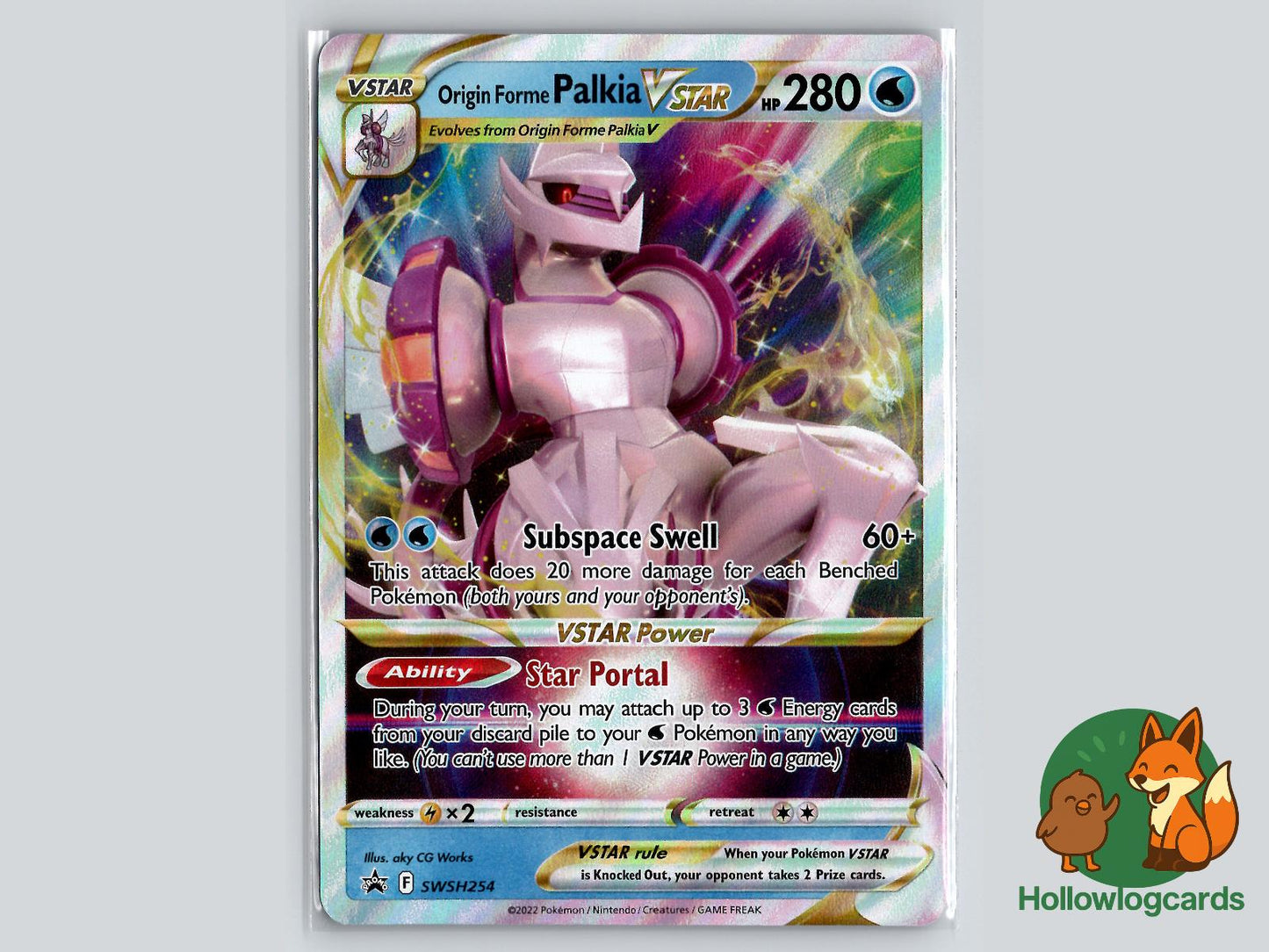 Origin Forme Palkia VSTAR (SWSH254) - Sword & Shield Pokémon Card