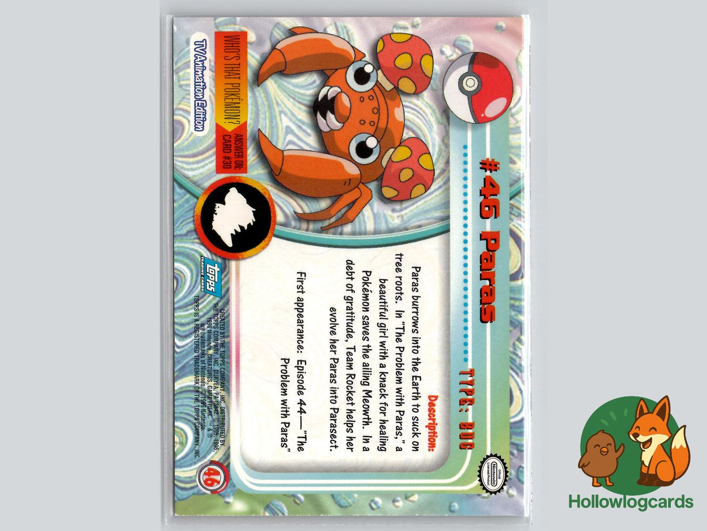 Paras (#46) - Topps Trading Cards Series 1