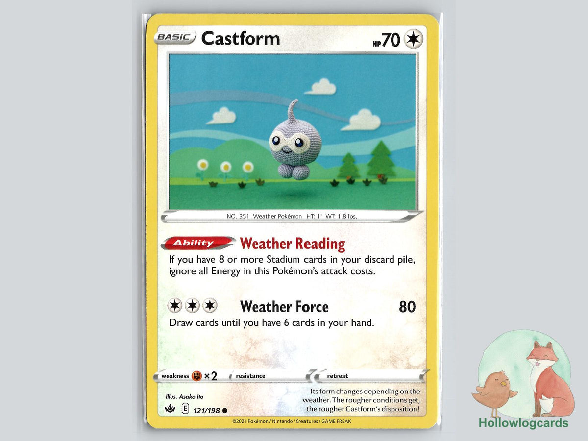 Castform (121/198) - Chilling Reign Pokémon Card