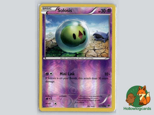 Solosis (33/124) - Fates Collide Pokémon Card
