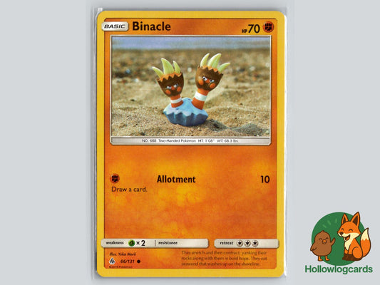 Binacle (66/131) - Forbidden Light Pokémon Card