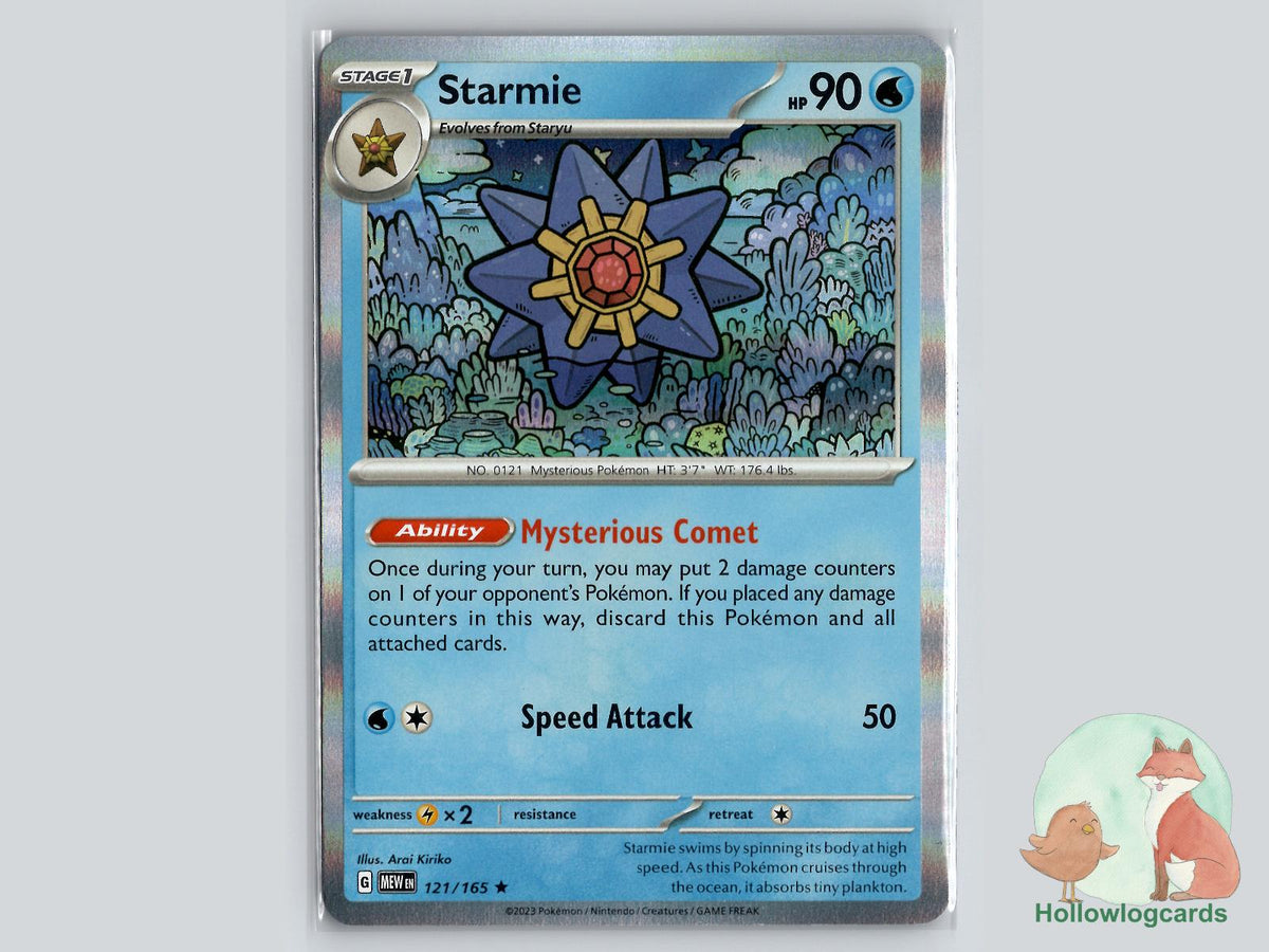 Starmie (121/165) - 151 Pokémon Card