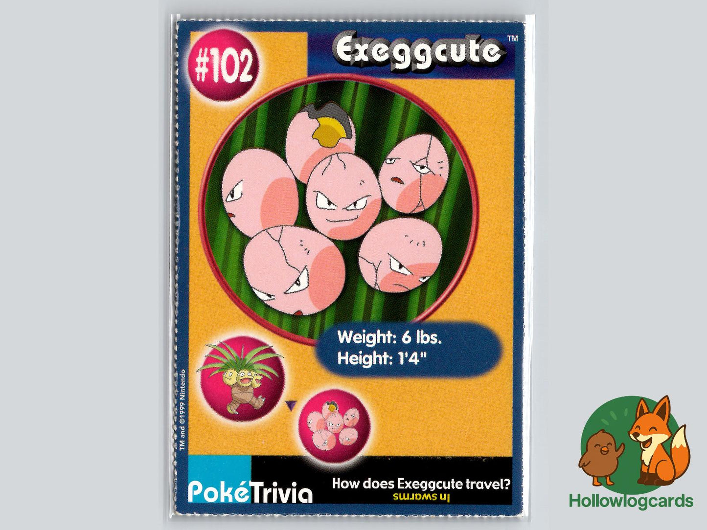 Exeggcute (102) Pokémon Card