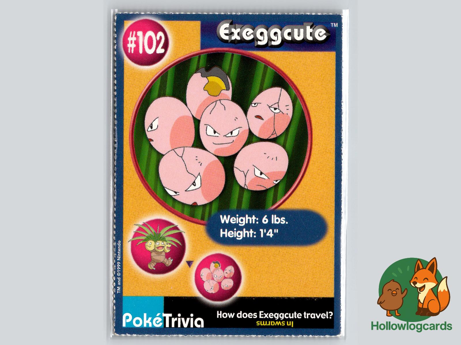 Exeggcute (102) Pokémon Card