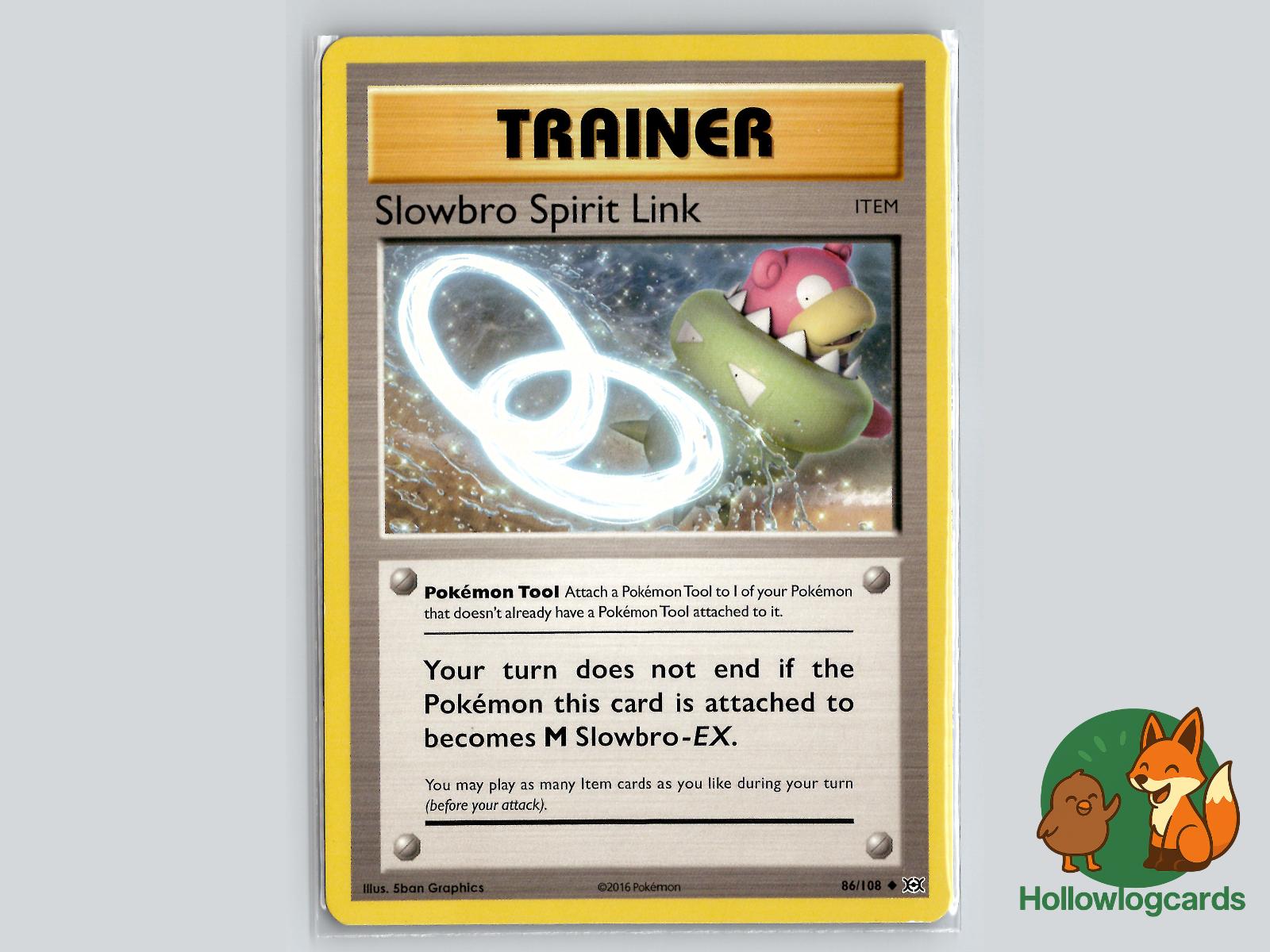 Slowbro Spirit Link (86/108) - Evolutions Pokémon Card