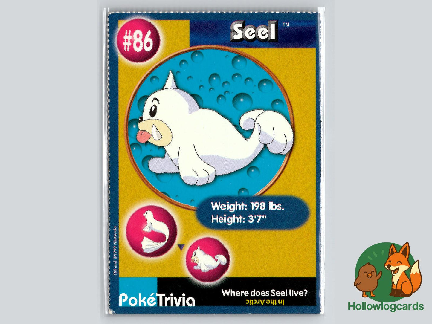Seel (86) Pokémon Card
