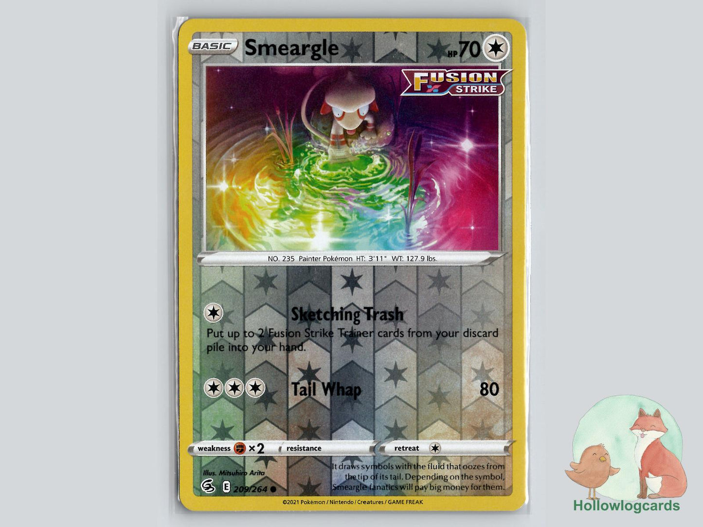Smeargle (209/264) - Fusion Strike Pokémon Card