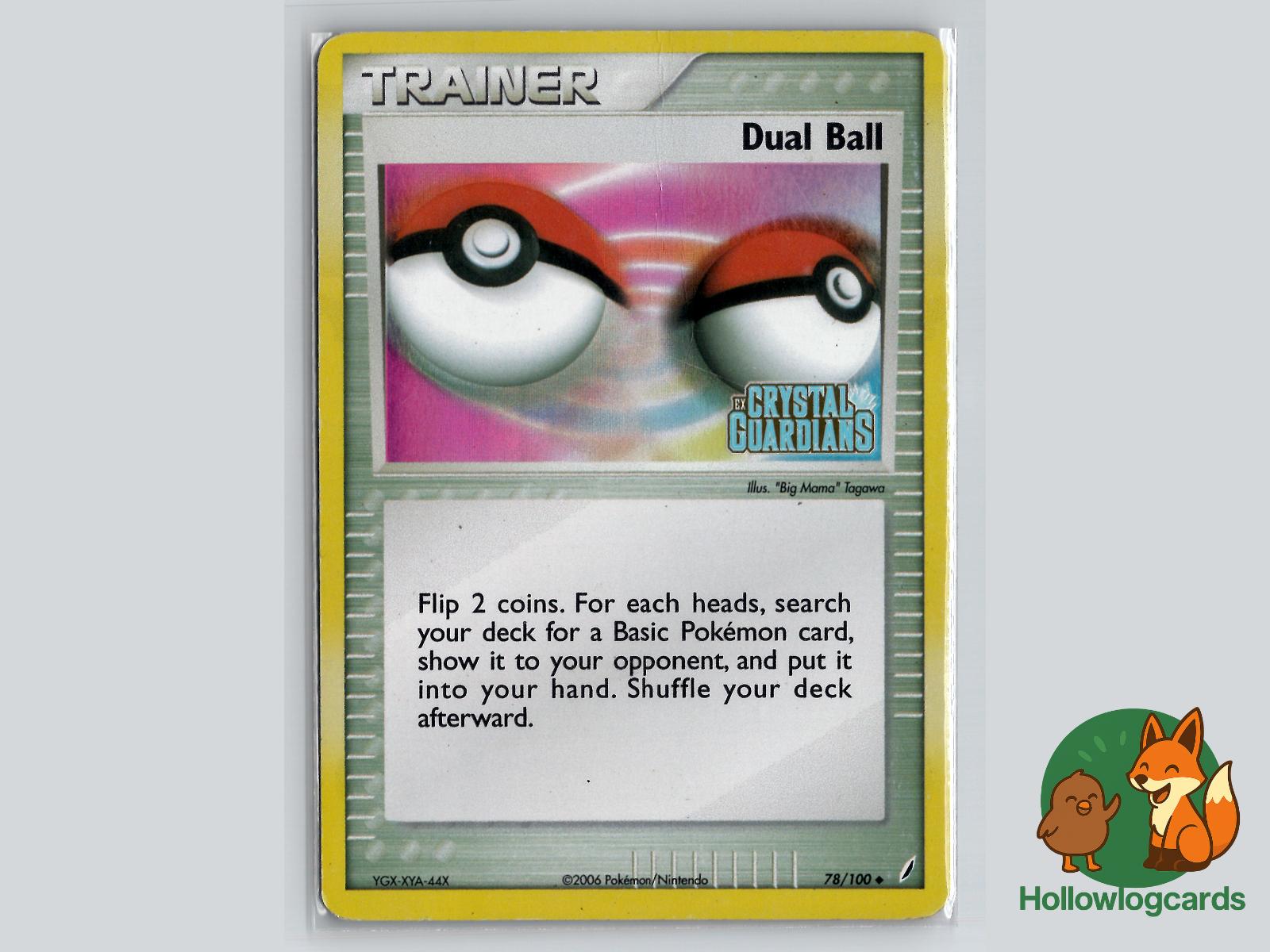Dual Ball (78/100) - Crystal Guardians Pokémon Card
