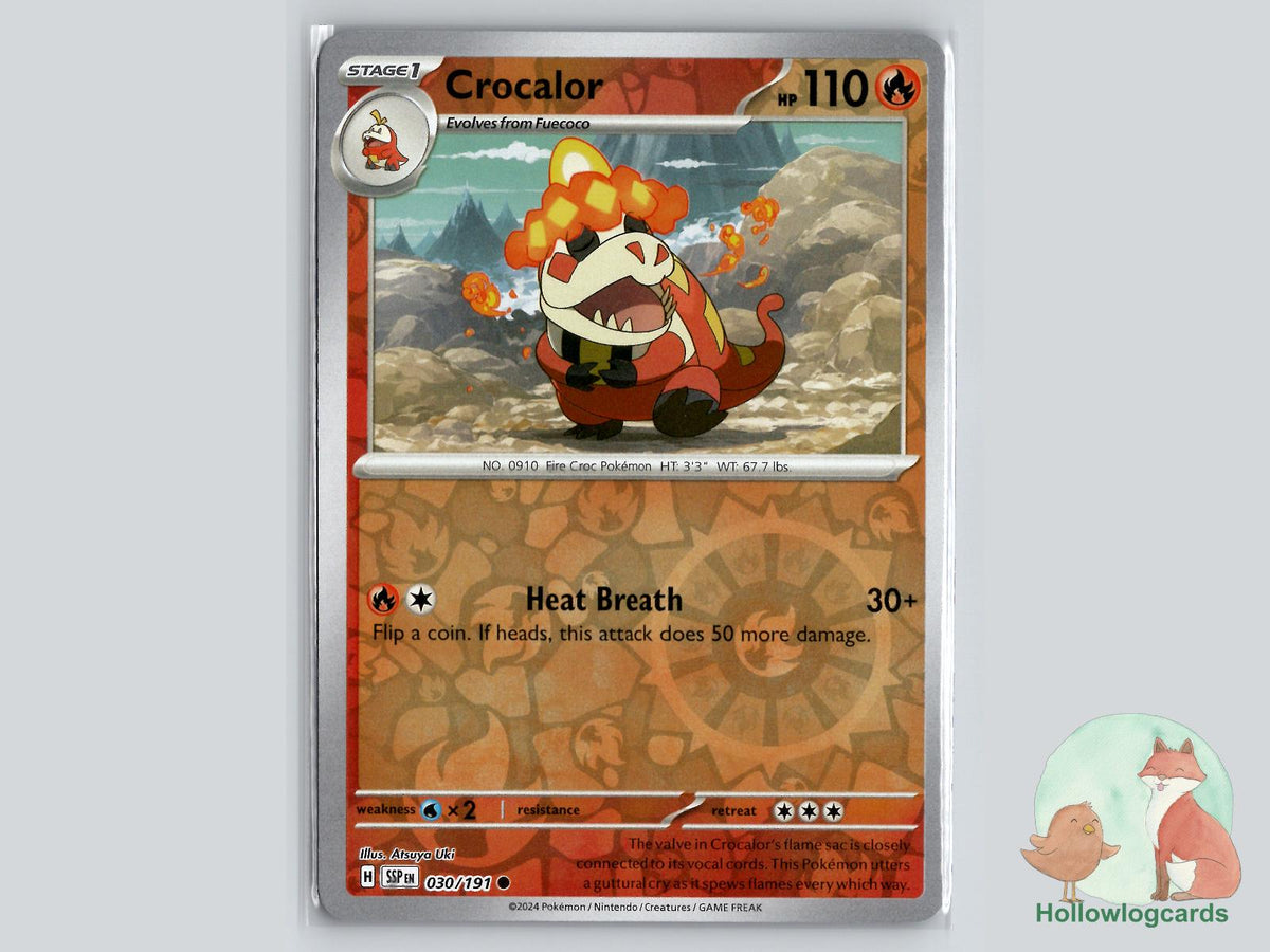 Crocalor (030/191) - Surging Sparks Pokémon Card