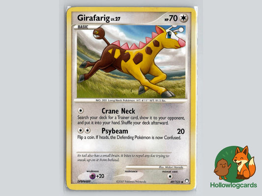 Girafarig (49/123) - Mysterious Treasures Pokémon Card