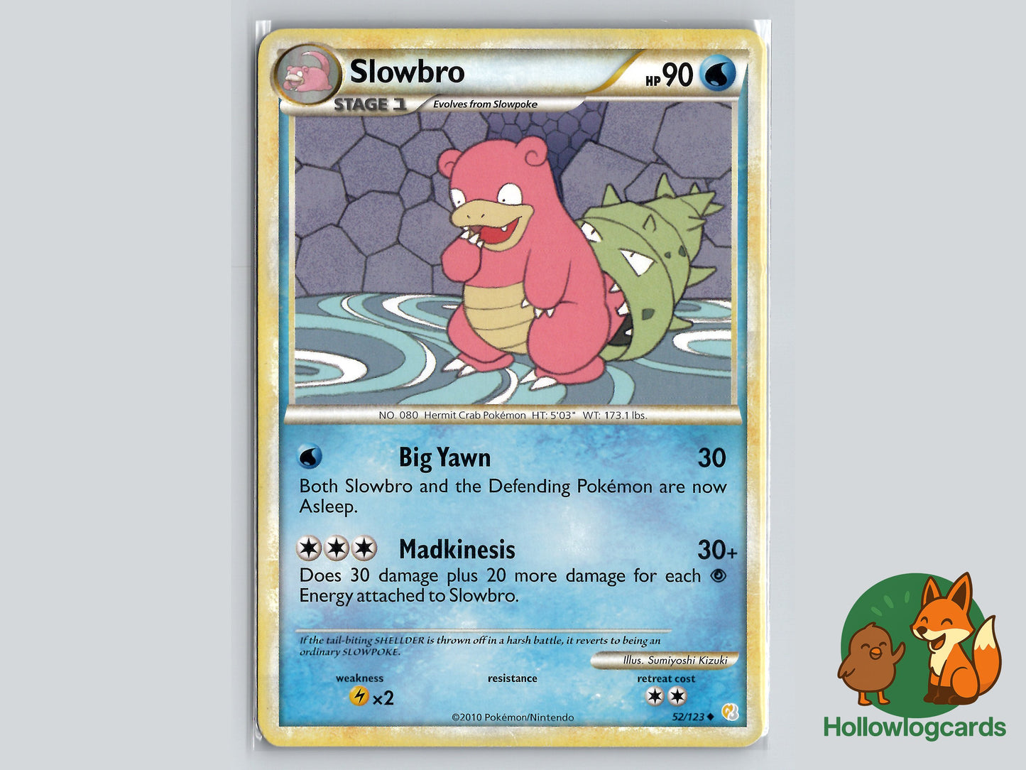Image of Slowbro HeartGold and SoulSilver (HS) #52
