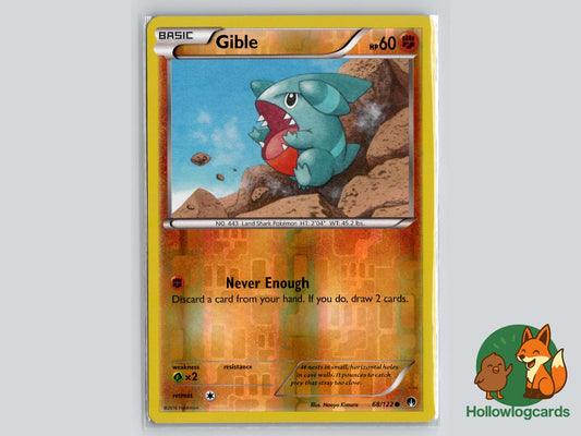 Gible (68/122) - BREAKpoint Pokémon Card