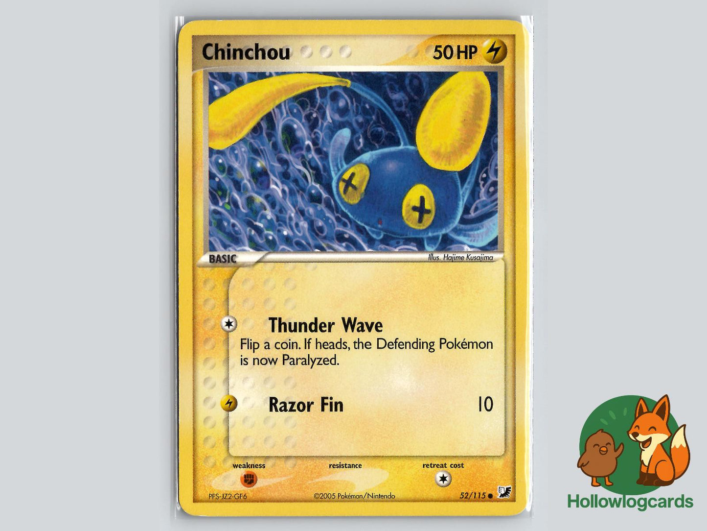 Chinchou (52/115) - Unseen Forces Pokémon Card