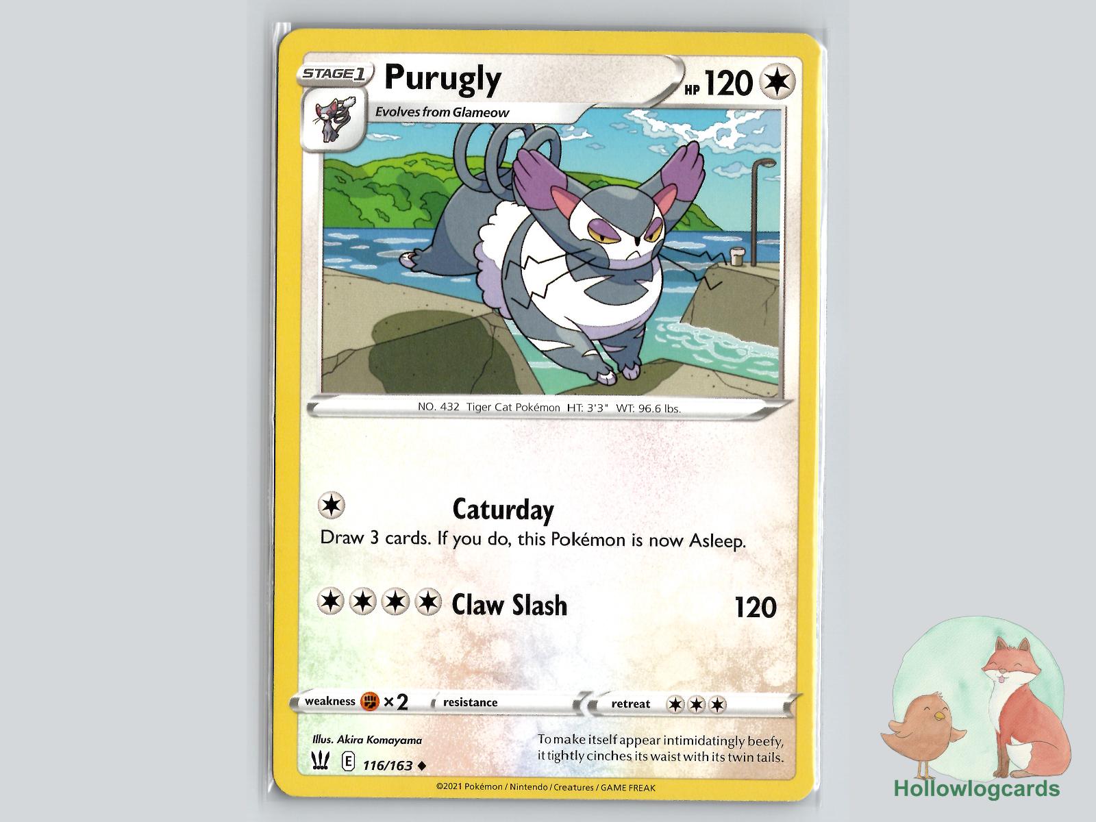 Purugly (116/163) - Battle Styles Pokémon Card