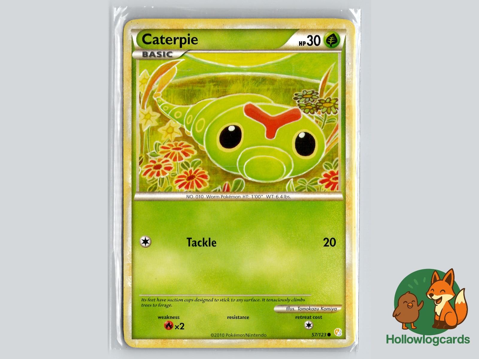 Caterpie (57/123) - HeartGold & SoulSilver Pokémon Card