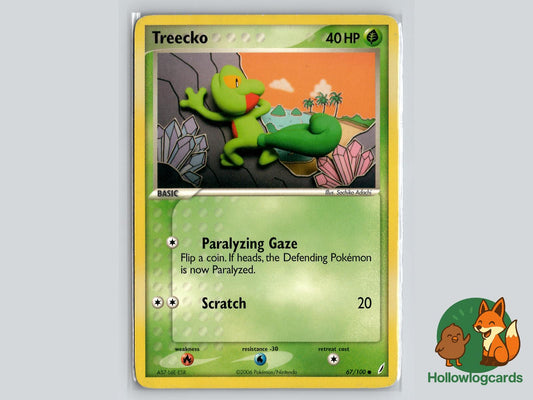Treecko (67/100) - Crystal Guardians Pokémon Card
