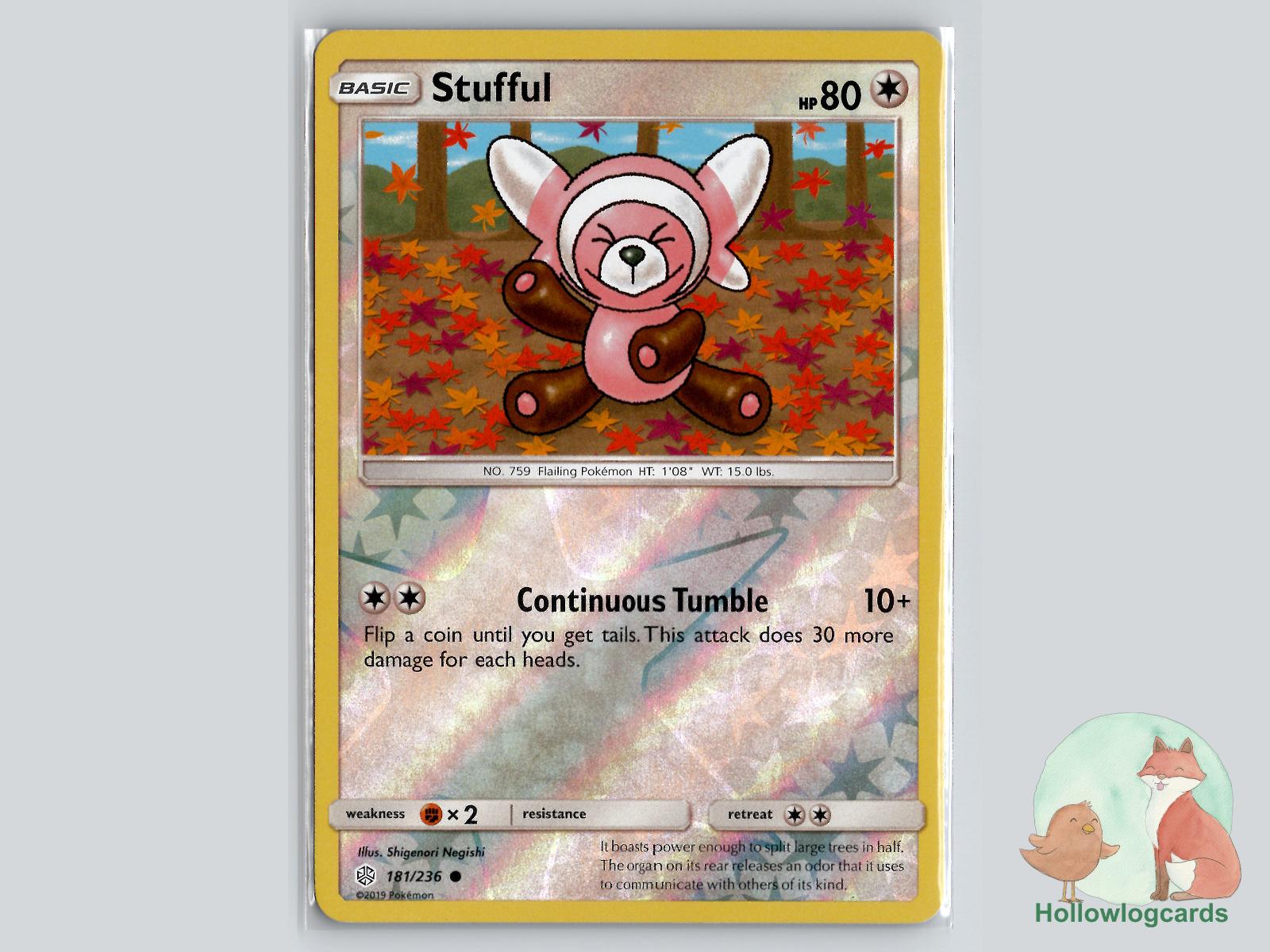Stufful (181/236) - Cosmic Eclipse Pokémon Card