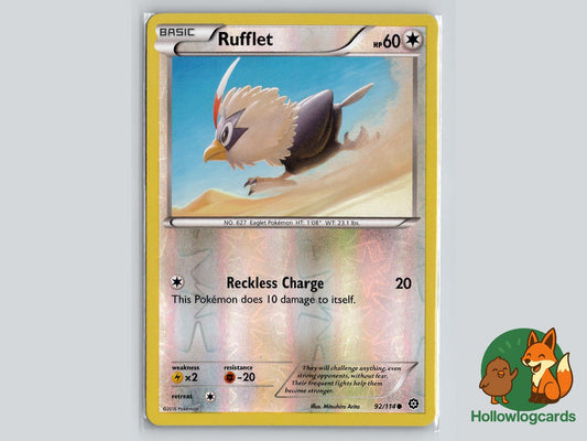 Rufflet (92/114) - Steam Siege Pokémon Card