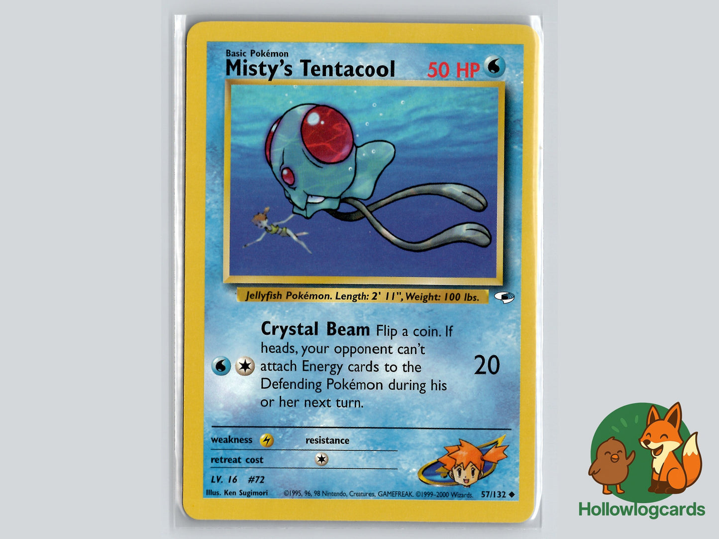 Image of Mistys Tentacool Gym Heroes (G1) #57