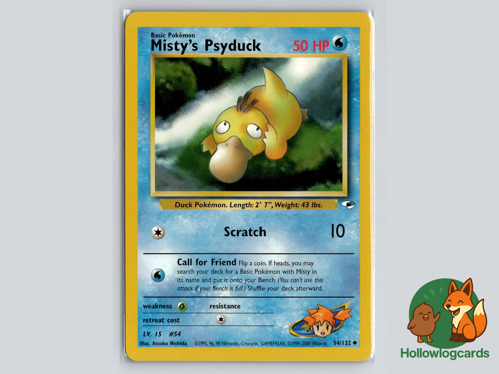 Image of Mistys Psyduck Gym Heroes (G1) #54