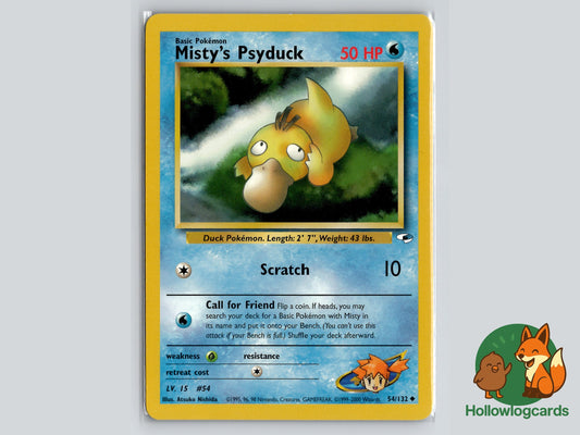 Image of Mistys Psyduck Gym Heroes (G1) #54