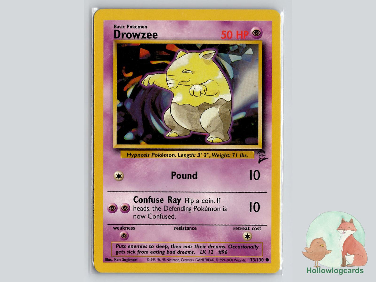 Drowzee (73/130) - Base Set 2 Pokémon Card