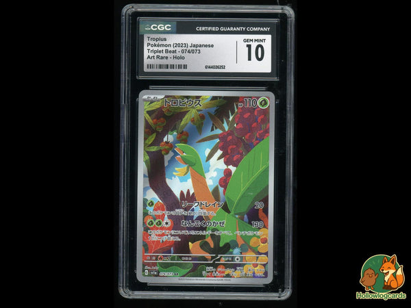 Graded Tropius (074/073) Triplet Beat - CGC 10 - Jap