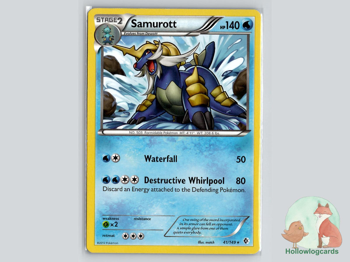 Samurott (41/149) - Boundaries Crossed Pokémon Card