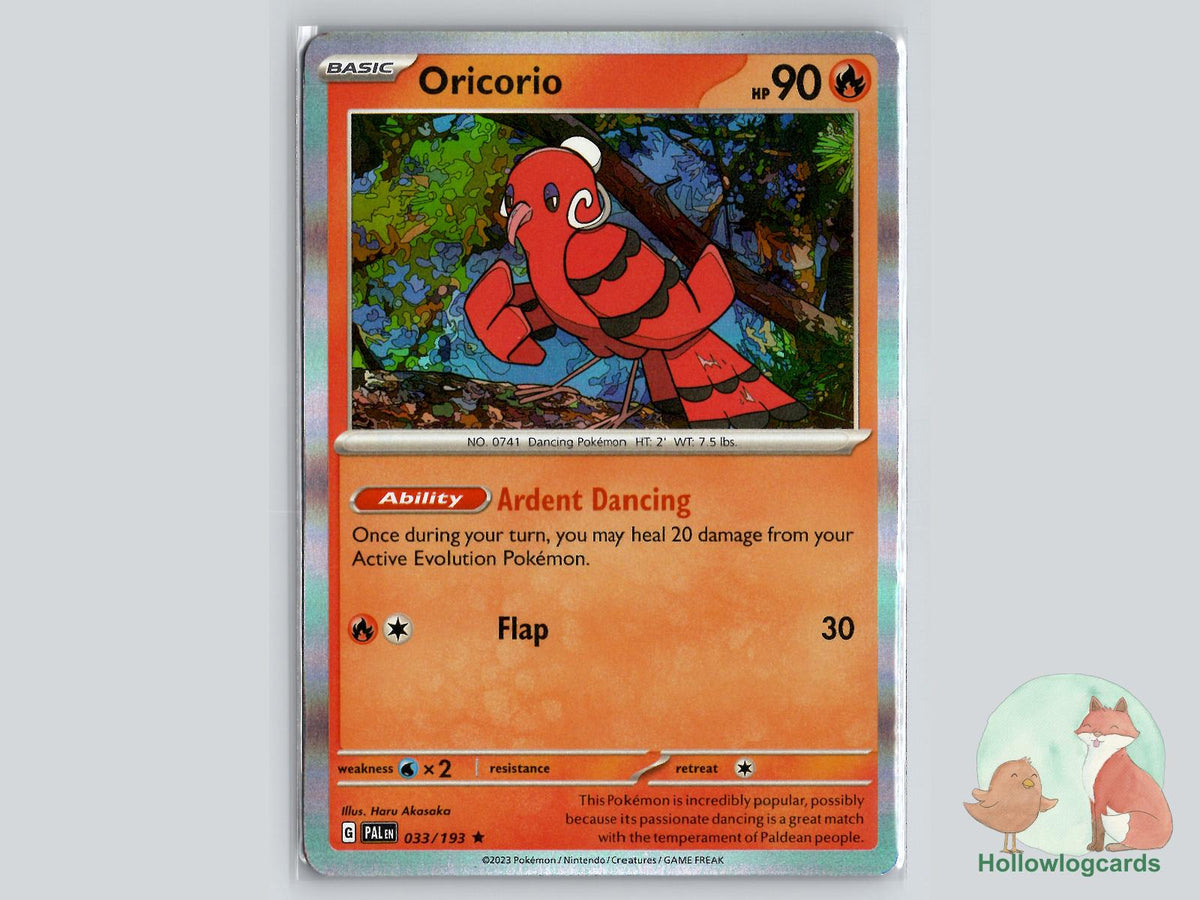 Oricorio (033/193) - Paldea Evolved Pokémon Card