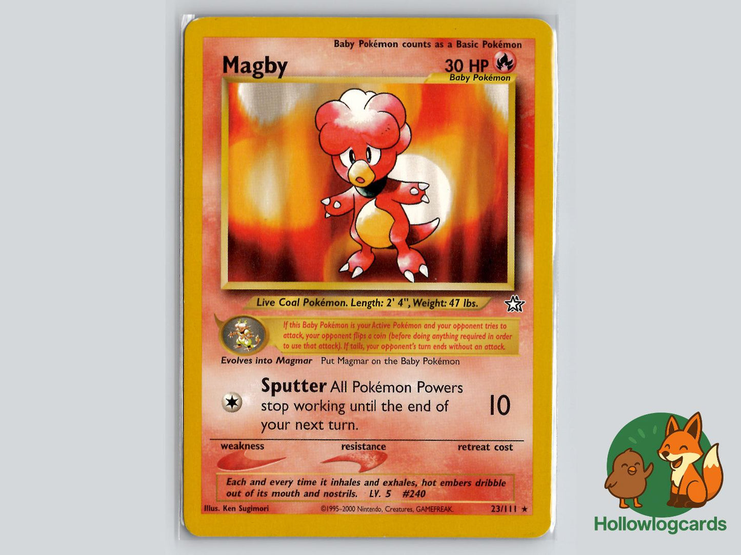 Magby (23/111) - Neo Genesis Pokémon Card