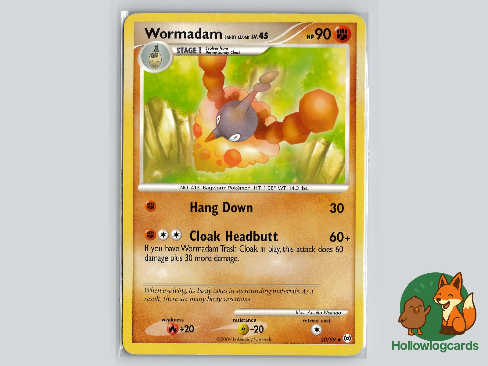 Wormadam Sandy Cloak (50/99) - Arceus Pokémon Card