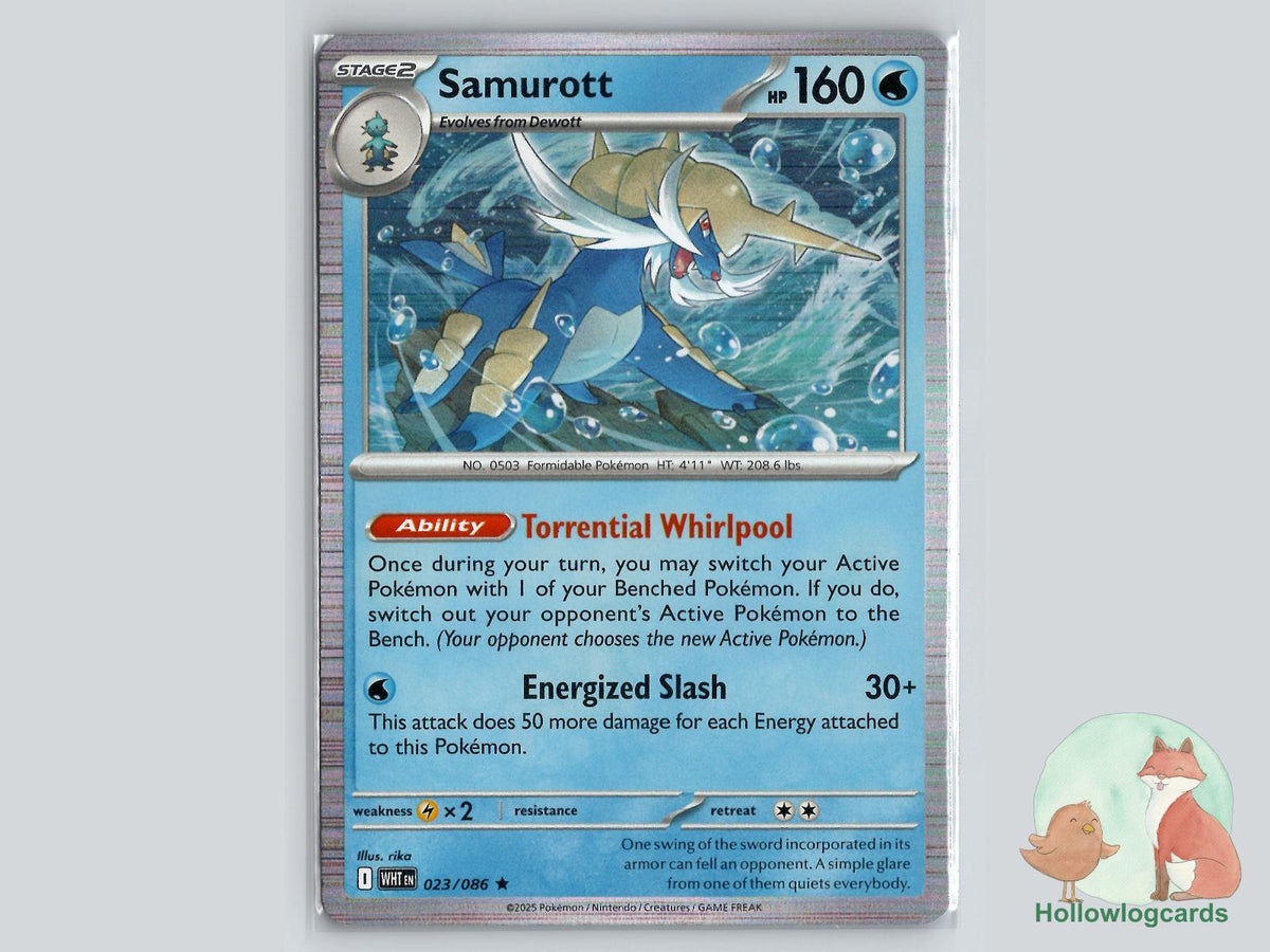 Samurott (023/086) - White Flare Pokémon Card