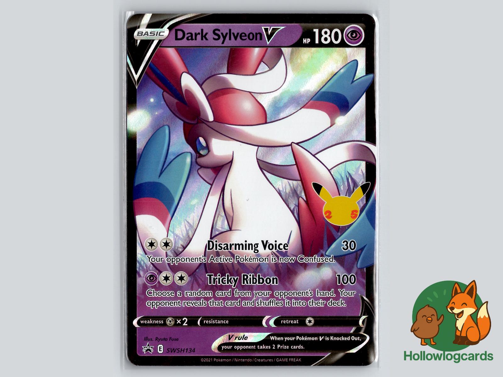 Dark Sylveon V (SWSH134) - Sword & Shield Pokémon Card