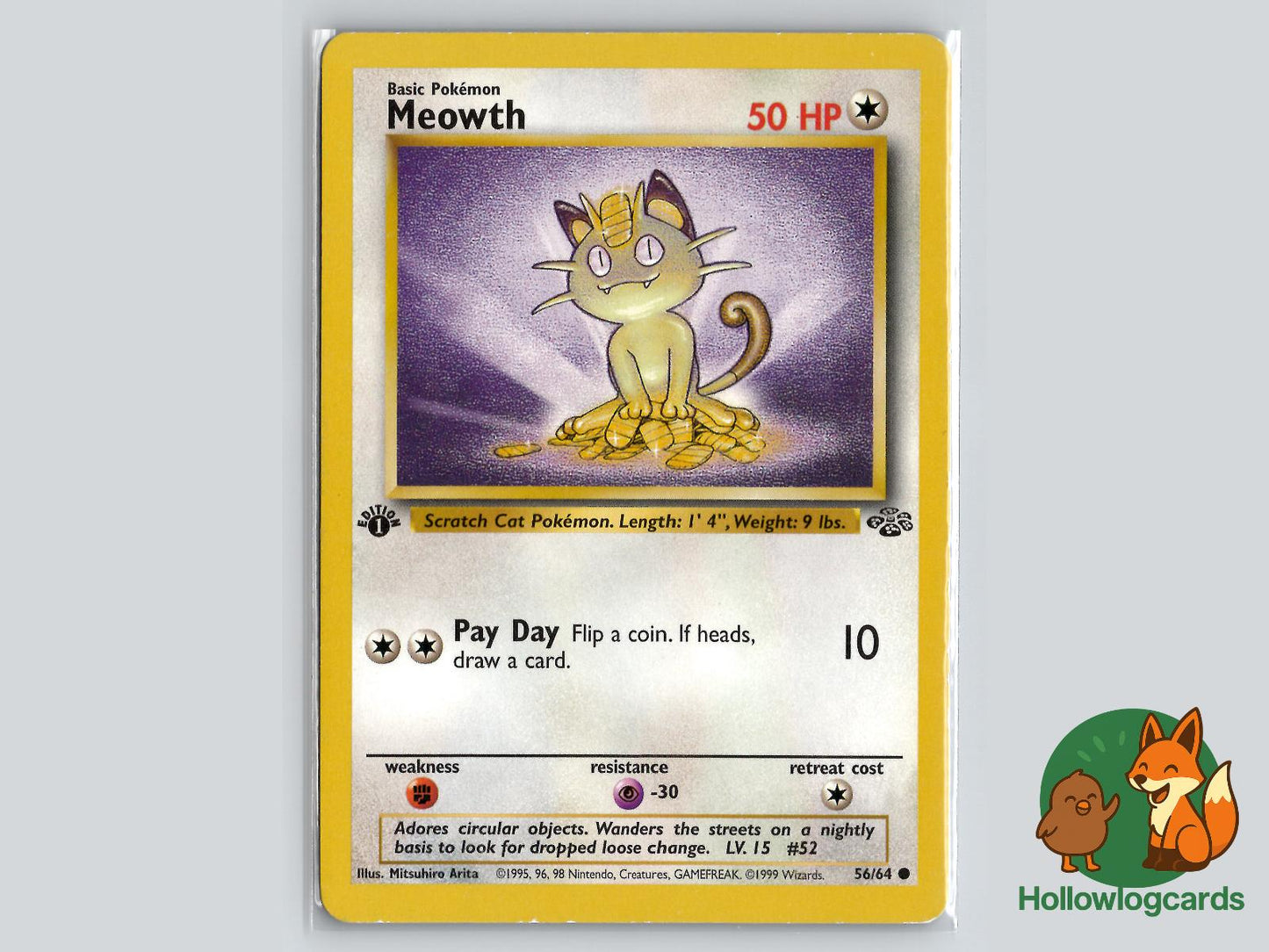 Meowth (56/64) - Jungle Pokémon Card