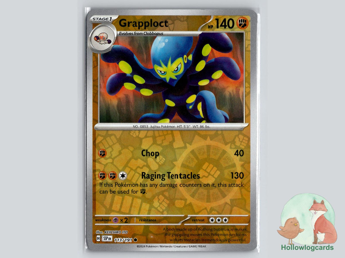 Grapploct (113/191) - Surging Sparks Pokémon Card