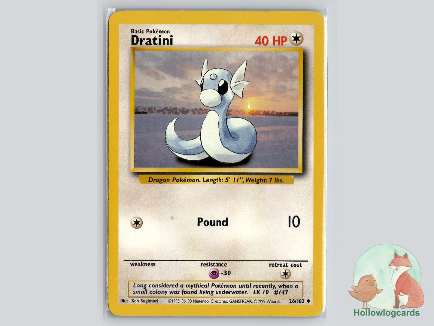 Dratini (26/102) - Base Pokémon Card
