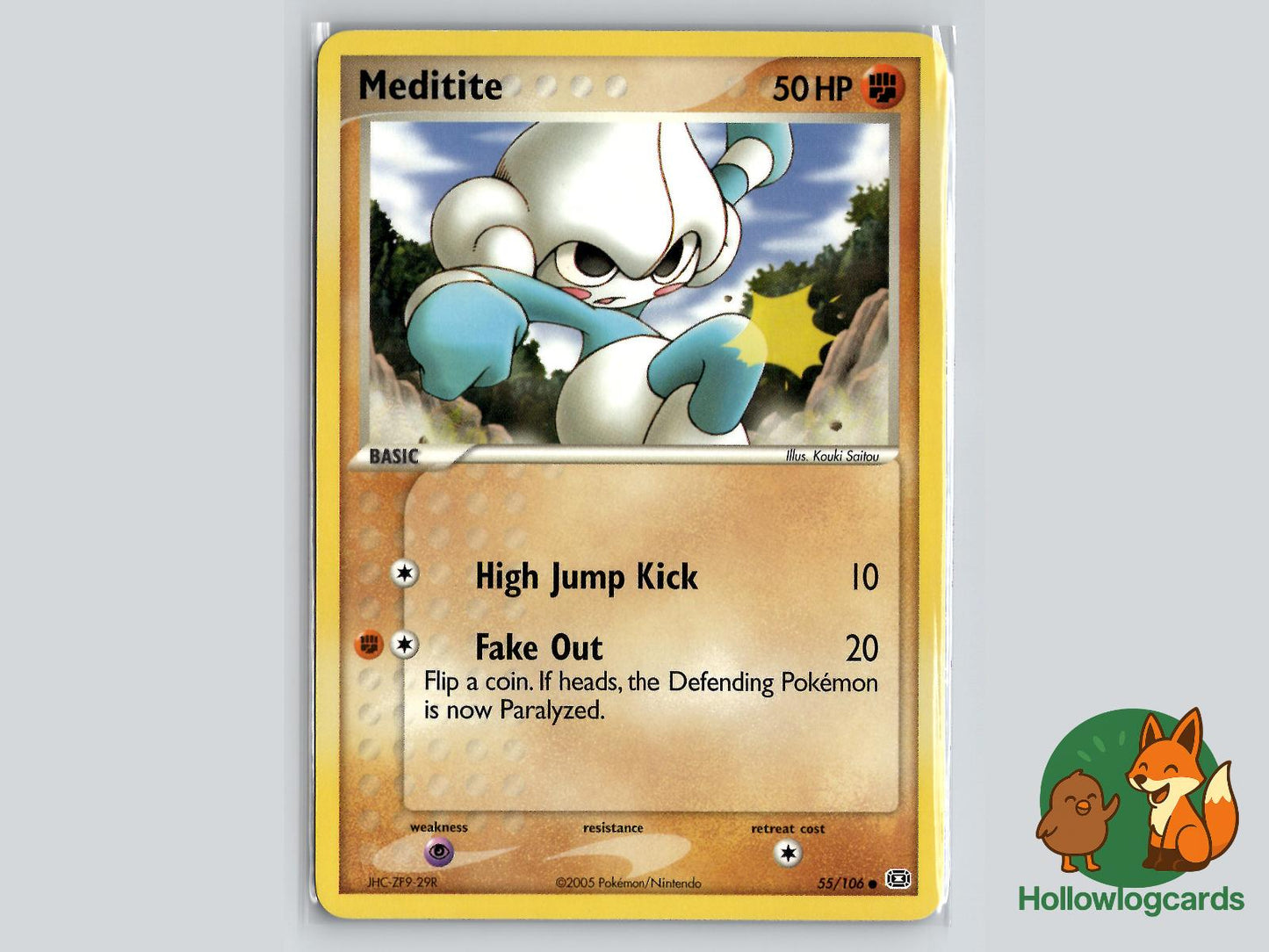 Meditite (55/106) - Emerald Pokémon Card