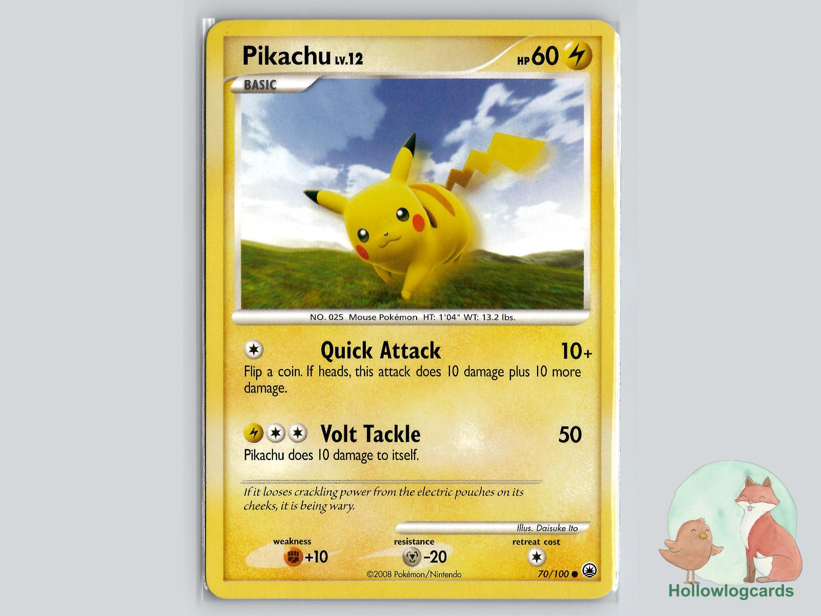 Pikachu (70/100) - Majestic Dawn Pokémon Card