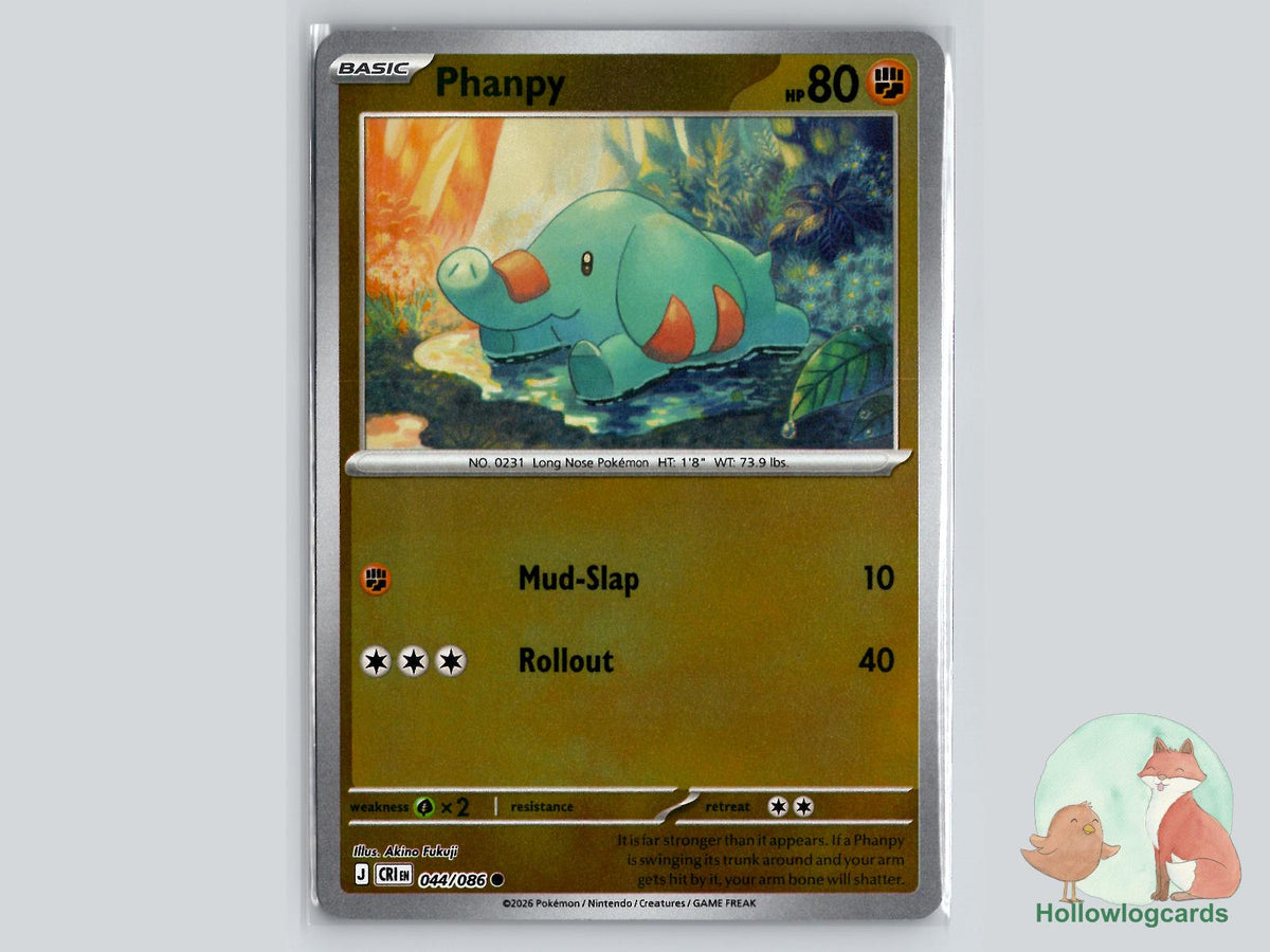 Phanpy (044/086) Pokémon Card