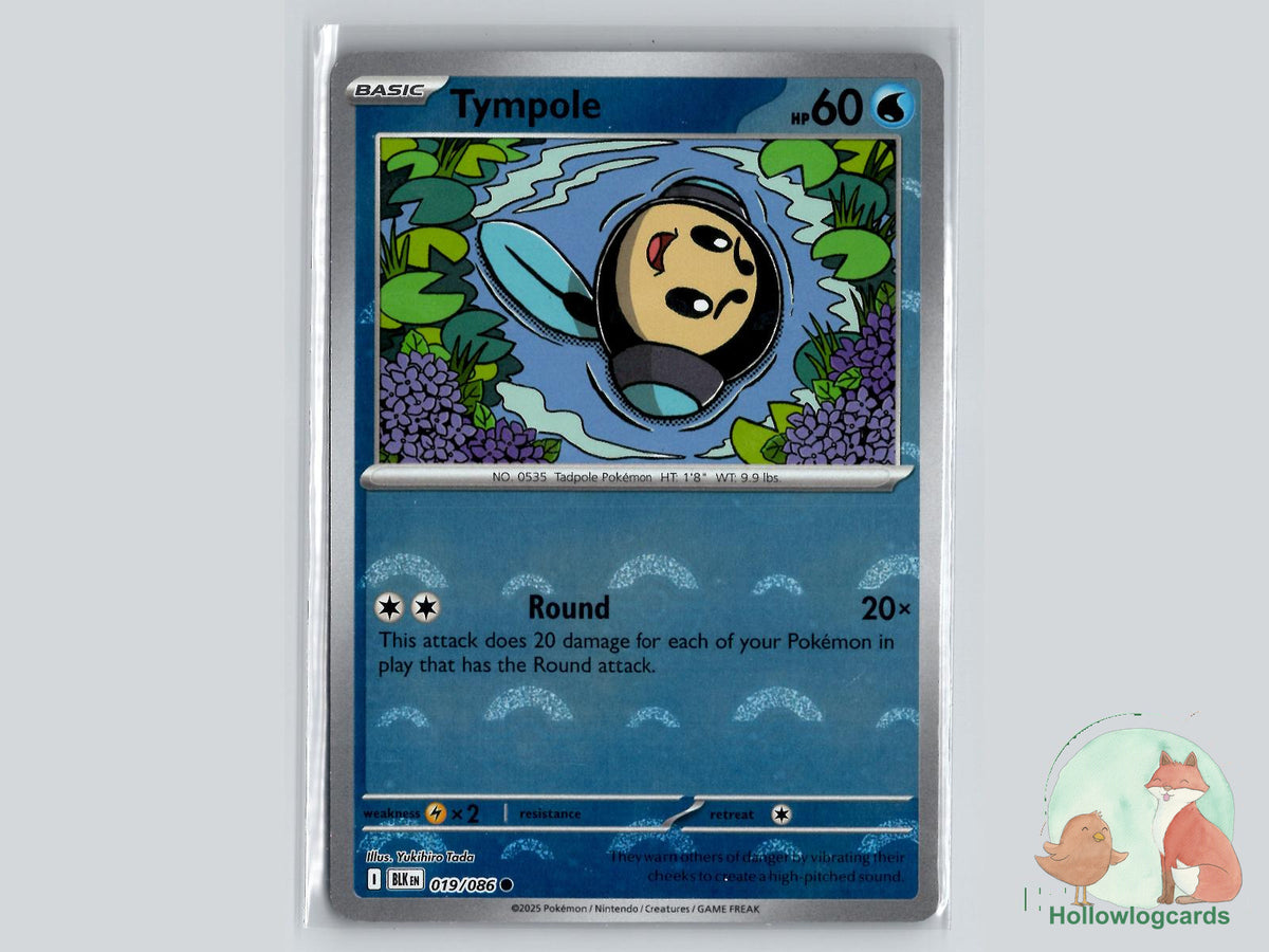 Tympole (019/086) - Black Bolt Pokémon Card