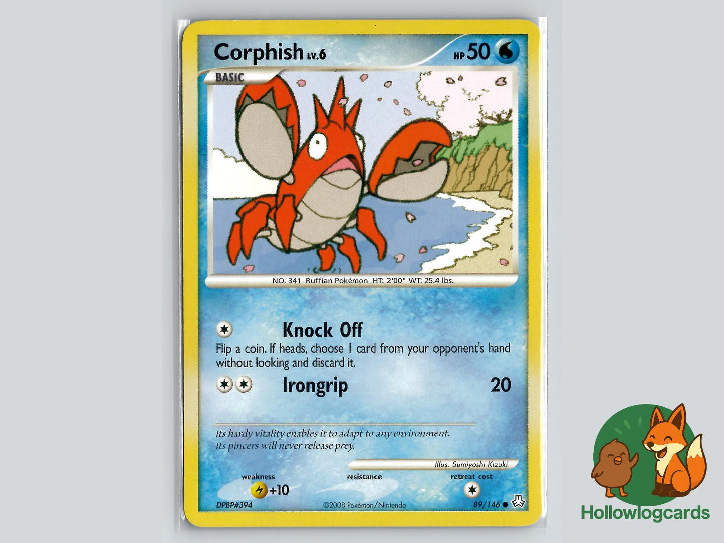 Corphish (89/146) - Legends Awakened Pokémon Card