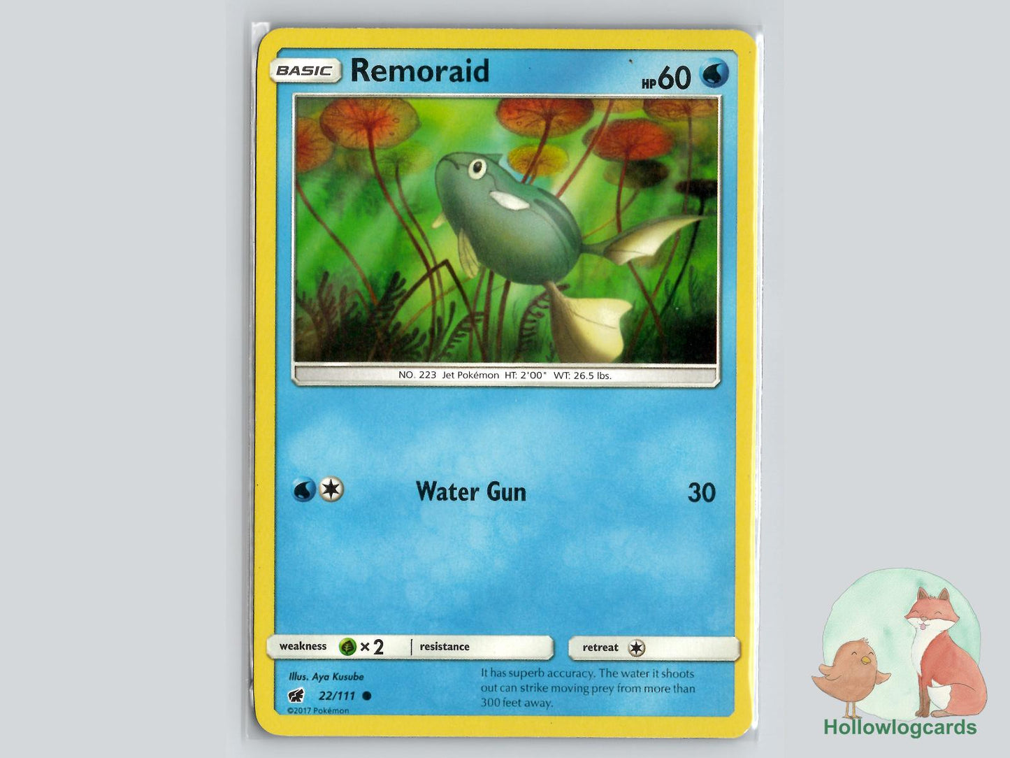 Remoraid (22/111) - Crimson Invasion Pokémon Card