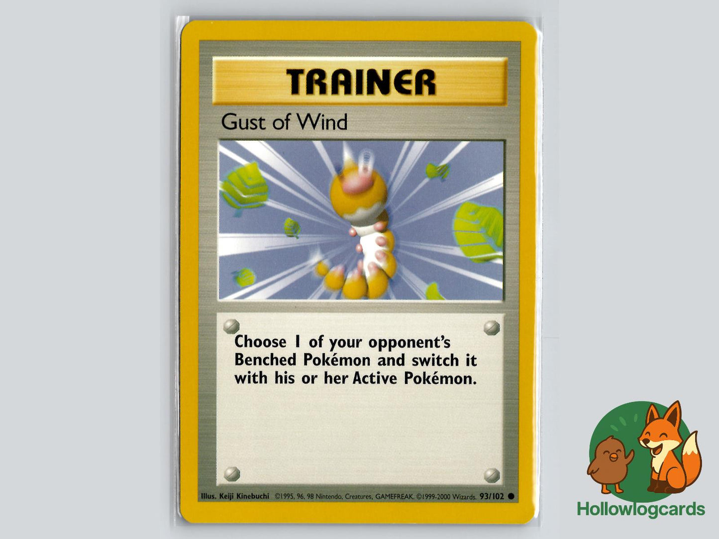 Gust of Wind (93/102) - Base Pokémon Card