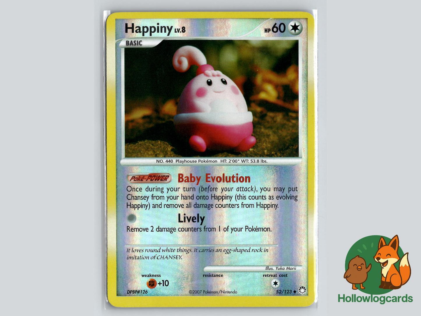 Happiny (52/123) - Mysterious Treasures Pokémon Card