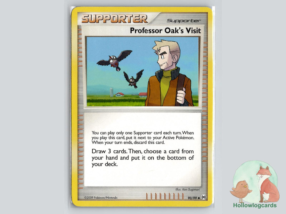 Professor Oak's Visit (90/99) - Arceus Pokémon Card