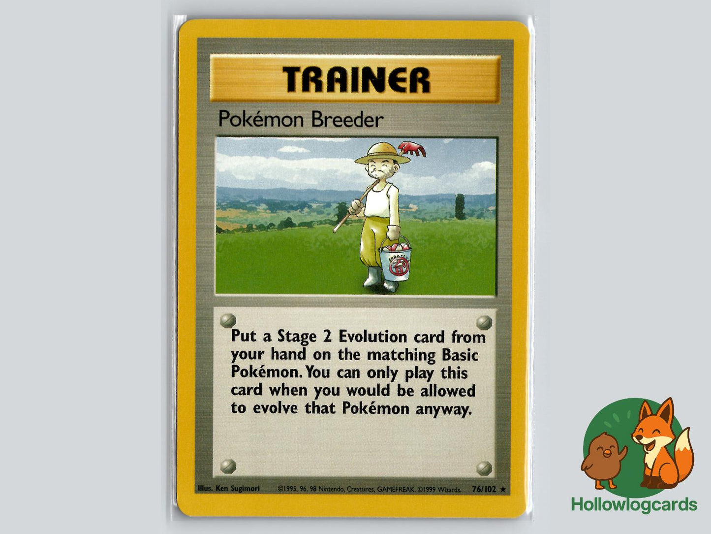 Pokemon Breeder (76/102) - Base Pokémon Card