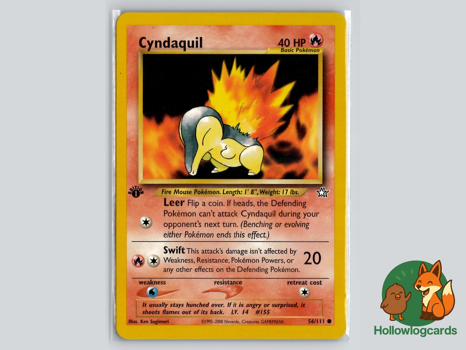 Cyndaquil (56/111) - Neo Genesis Pokémon Card