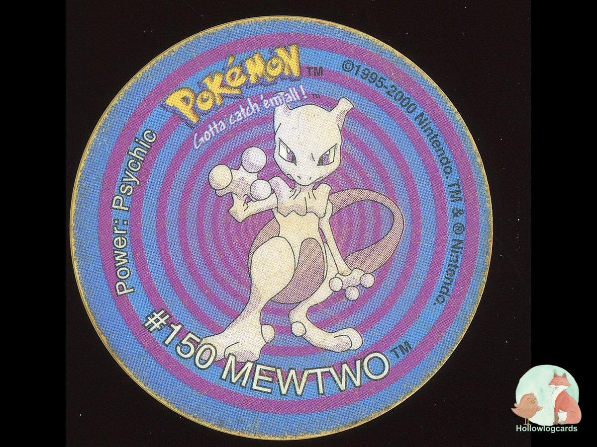 Mewtwo #150 2001 Pokémon Tazo - Heavily Played HP