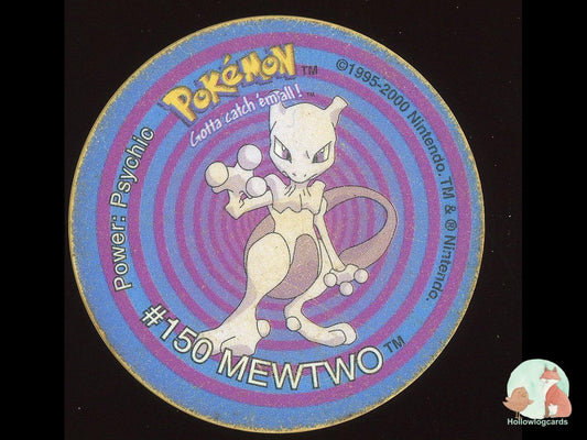 Mewtwo #150 2001 Pokémon Tazo - Heavily Played HP