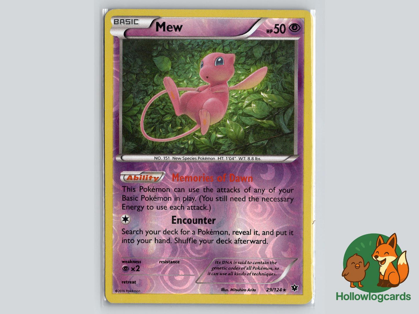 Mew (29/124) - Fates Collide Pokémon Card